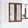 vidaXL Kitchen Cabinet Smoked Oak 80 x 31 x 100 cm Engineered Wood