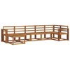 vidaXL Outdoor Sofa Set 7 pcs Natural Solid Acacia Wood