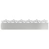 vidaXL Lawn Edgings 10 pcs 103 x 0.05 x 22 cm Galvanised Steel Silver