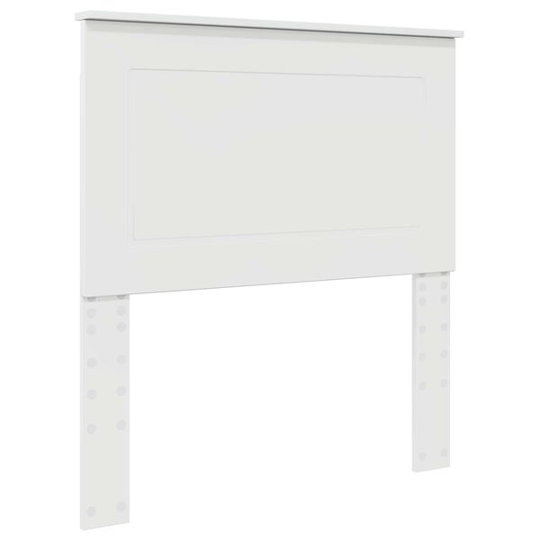 vidaXL Headboard Gloss White Engineered Wood