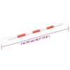 vidaXL Retractable Traffic Cone Bars 10 pcs ABS 116-197 cm
