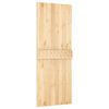 vidaXL Door NARVIK Natural 80 x 210 cm Solid Pine Wood