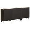 vidaXL Sideboard White Wash Finish Solid Mango Wood