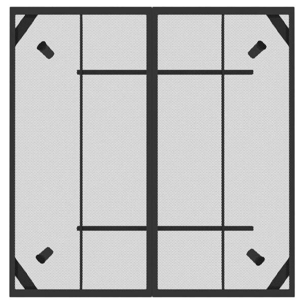 vidaXL Garden Table Anthracite 100x100x72 cm Steel Mesh