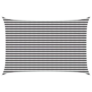 vidaXL Sunshade Sail Anthracite and White 3 x 4.5 m HDPE