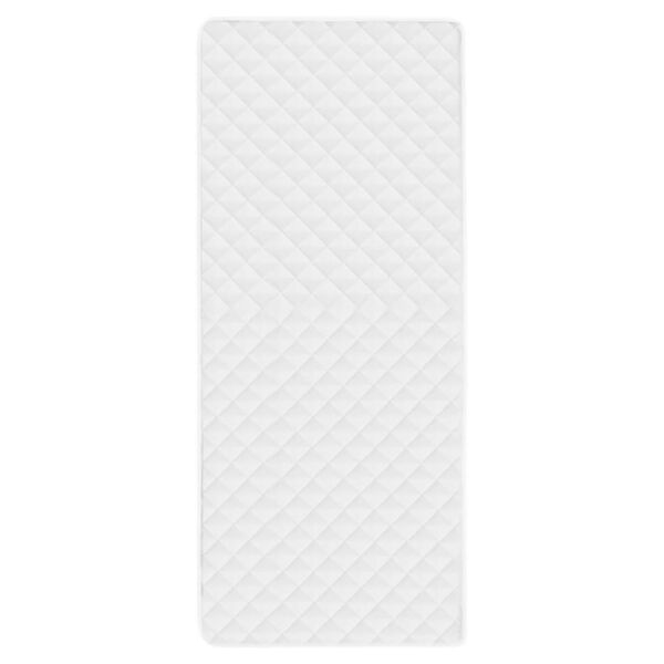 vidaXL Quilted Mattress Protector White 90x200 cm Heavy
