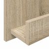 vidaXL Magazine Rack Sonoma Oak 43 x 11 x 102 cm Engineered Wood