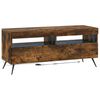 vidaXL LED TV Cabinet Smoked Oak Engineered Wood