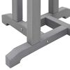 vidaXL Bar Table Light grey 55 x 55 x 107 cm HDPE