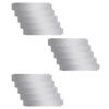 vidaXL Lawn Fence 15 pcs Galvanised Steel 100x20 cm