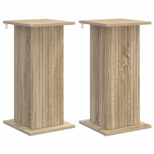 vidaXL Plant Stand 2 pcs Sonoma Oak 30.5 x 30 x 60.5 cm