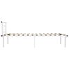 vidaXL Bed Frame without Mattress White Metal 100x200cm