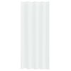 vidaXL Voile Curtain with Curtains 2 pcs White 225 x 140 cm Polyester