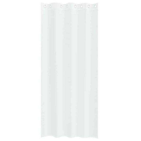 vidaXL Voile Curtain with Curtains 2 pcs White 225 x 140 cm Polyester