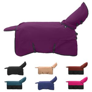 vidaXL Horse Blanket Full Purple 145 cm Polyester