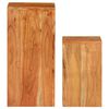 vidaXL Plant Stands 2 pcs Solid Acacia Wood