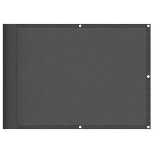 vidaXL Balcony Screen Anthracite 75x800 cm 100% Polyester Oxford