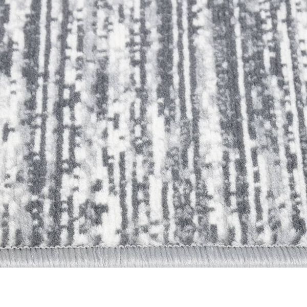 vidaXL Runner Rug BCF Grey 80x300 cm