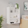 vidaXL Hanging Wall Cabinet White 69.5x32.5x90 cm
