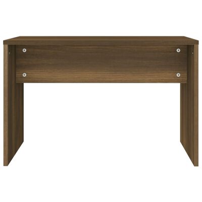vidaXL Dressing Table Set Brown Oak 96x40x142 cm