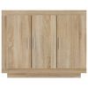 vidaXL Sideboard Sonoma Oak 92x35x75 cm Engineered Wood