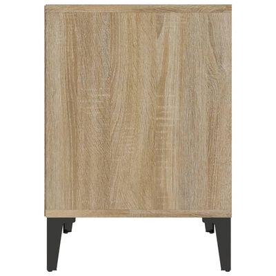vidaXL Bedside Cabinets 2 pcs Sonoma Oak 40x35x50 cm