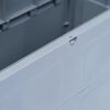 vidaXL Garden Storage Box 320 L Grey Black