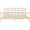 vidaXL Bed Frame without Mattress Solid Wood Pine