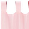 vidaXL Voile Curtains with Rod Pockets 2 pcs Light Pink