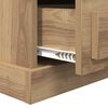 vidaXL Bedside Cabinet with Drawer 2 pcs Artisan Oak 36 x 43 x 60 cm