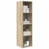 vidaXL Wall-mounted TV Cabinet Sonoma Oak 37x37x142.5 cm Engineered Wood
