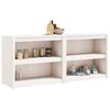 vidaXL Outdoor Kitchen Cabinets 2 pcs White Solid Wood Pine