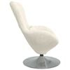 vidaXL Egg Chair Cream 63 x 73 x 90 cm Velvet