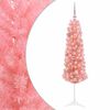 vidaXL Artificial Slim Christmas Tree with Bauble 120 cm 150 LEDs