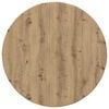vidaXL Table Top &Oslash; 80 x 1.5 cm Round Engineered Wood Artisan Oak