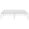 vidaXL Metal Bed Frame without Mattress White 140x200cm