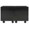 vidaXL Coffee Table High Gloss Black 60x60x35 cm Engineered Wood