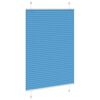 vidaXL Pleated Blind Blue 95x150 cm Fabric Width 94.4 cm Polyester