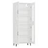 vidaXL Highboard White 69.5x34x180 cm Engineered Wood