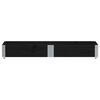 vidaXL Pallet Collar Black 150x50 cm Solid Wood Pine