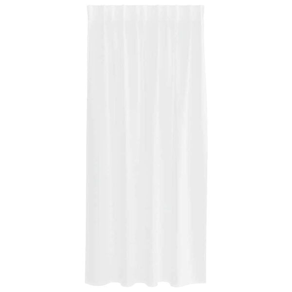 vidaXL Voile Curtain with Curtains 2 pcs White 175 x 140 cm Polyester