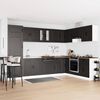 vidaXL Kitchen Cabinet Kalmar Black 80 x 46 x 81.5 cm Engineered Wood