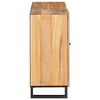 vidaXL Highboard with Storage Brown 90 x 33 x 75 cm Solid Mango Wood