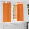vidaXL Blackout Curtains with Rings 2 pcs Bright Orange 175 x 140 cm