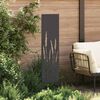 vidaXL Garden Privacy Screen Black 32 x 140 cm Cold-rolled steel