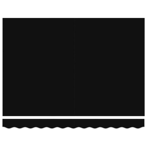 vidaXL Retractable Awning Black 350 x 250 cm Fabric and Metal