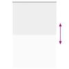 vidaXL Roller Blind Blackout White 165x210 cm Fabric Width 161.6 cm Polyester