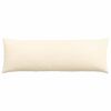 vidaXL Sofa Pillows 2 pcs Cream 120 x 40 cm Corduroy Fabric