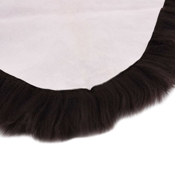 vidaXL Sheep Leather Rug 60x90 cm Brown