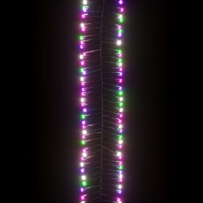 vidaXL LED Cluster String with 2000 LEDs Pastel Multicolour 17 m PVC